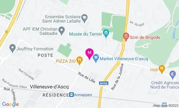 Localisation Carrefour Market
