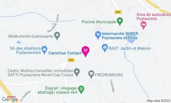 Localisation Carrefour Contact