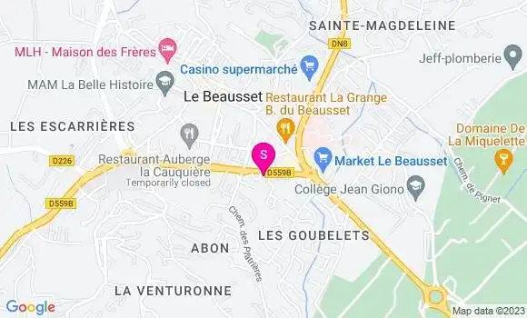 Localisation Garage Augier