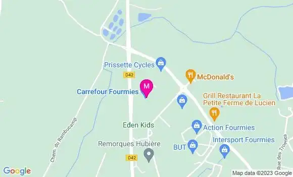 Localisation Station Carrefour