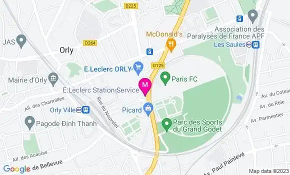 Localisation Station Leclerc