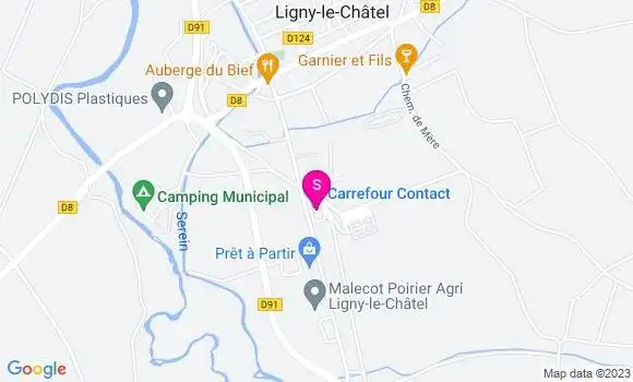 Localisation Carrefour Contact