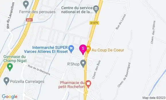 Localisation Station Eni
