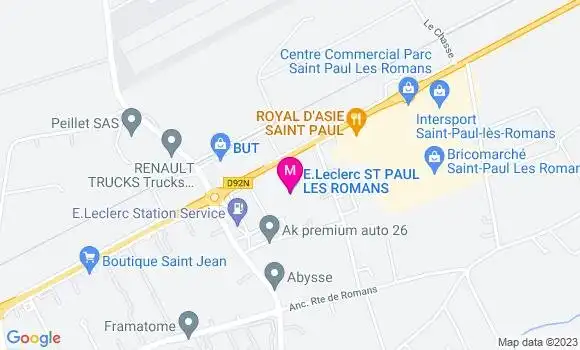 Localisation Station Leclerc