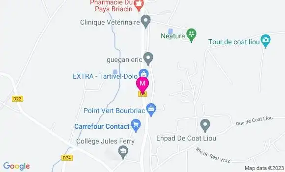 Localisation Carrefour Contact
