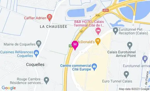 Localisation Station Carrefour