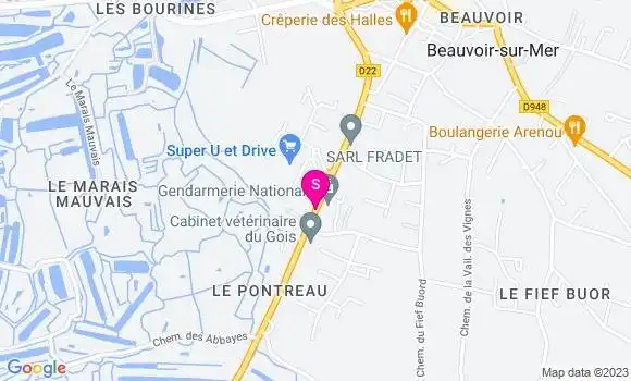 Localisation Super U