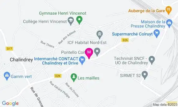 Localisation Intermarché Station