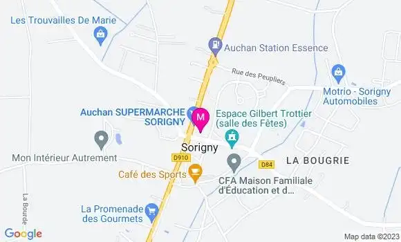 Localisation Auchan