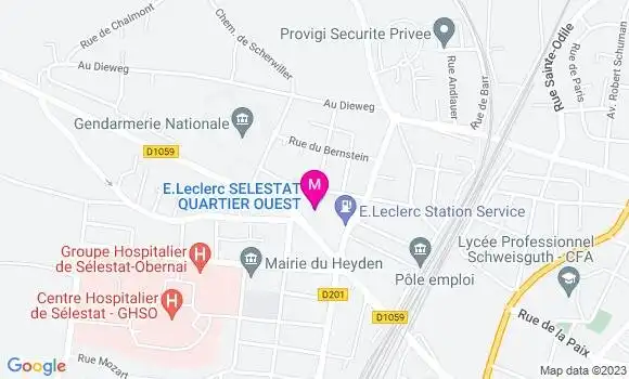 Localisation Station Leclerc