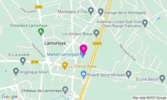 Localisation Carrefour Market