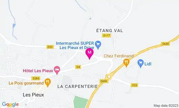Localisation Intermarché Station