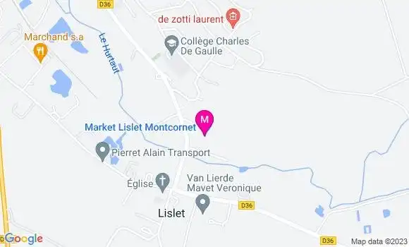 Localisation Carrefour Market