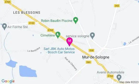 Localisation Jbk Auto Motos