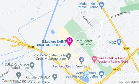 Localisation Station Service Leclerc
