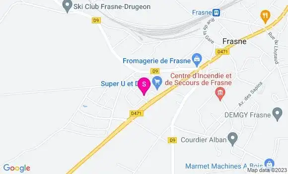 Localisation Station U