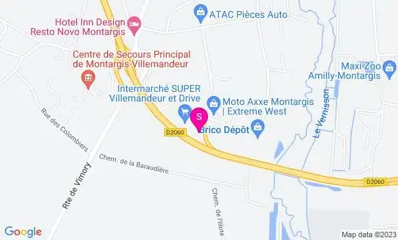 Localisation Intermarché Station