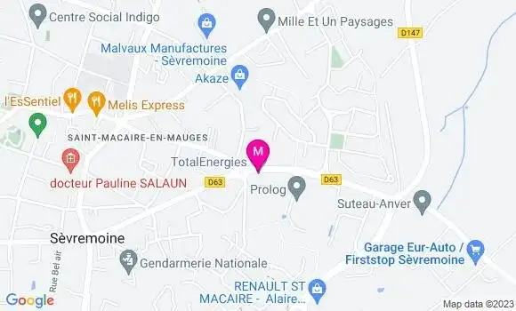 Localisation TotalEnergies