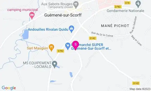 Localisation Intermarché Station