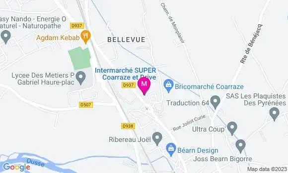 Localisation Intermarché Station