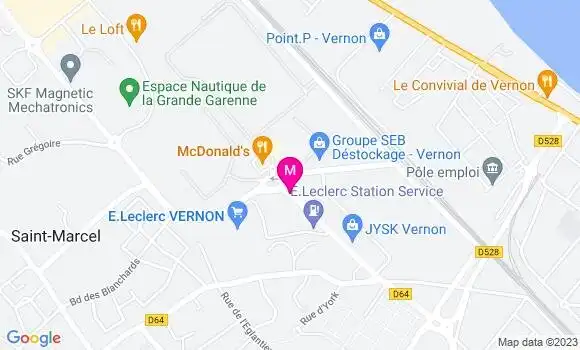 Localisation Station Leclerc