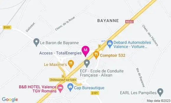 Localisation Access TotalEnergies