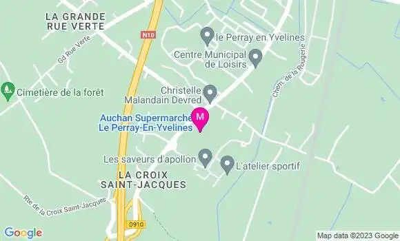 Localisation Station Auchan