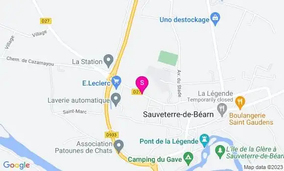 Localisation Station Leclerc
