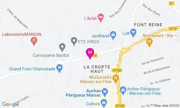 Localisation Marsac Auto Service