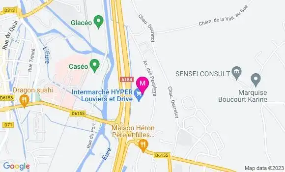 Localisation Intermarché Hyper Station