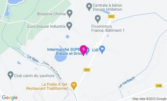 Localisation Intermarché Station