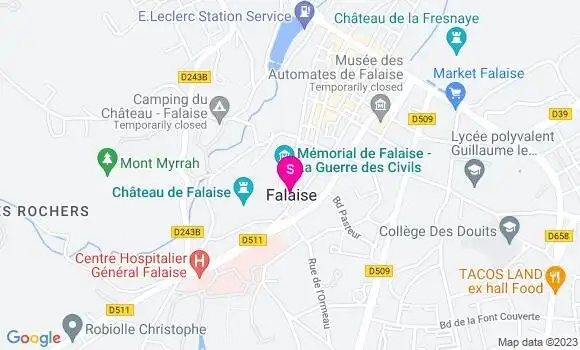 Localisation Station Leclerc