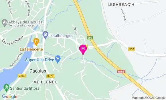 Localisation Super U