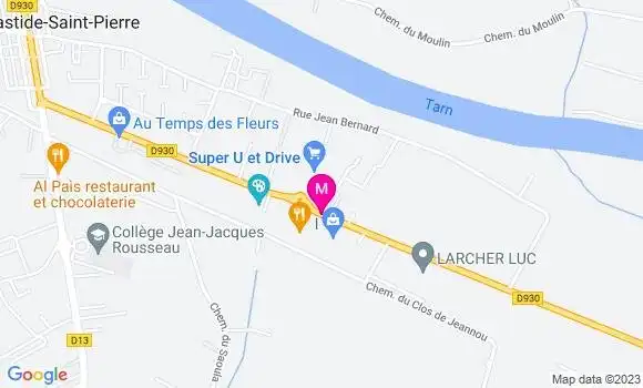 Localisation Super U