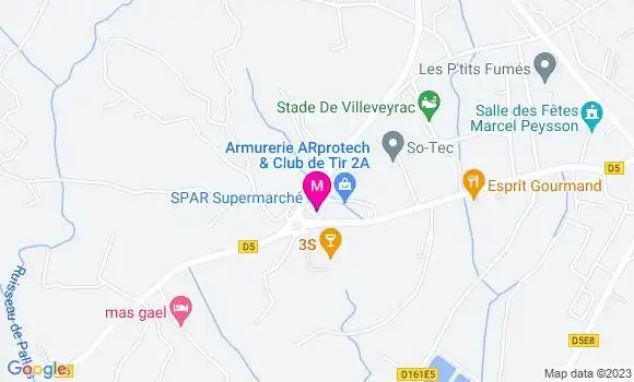 Localisation Supermarché Spar