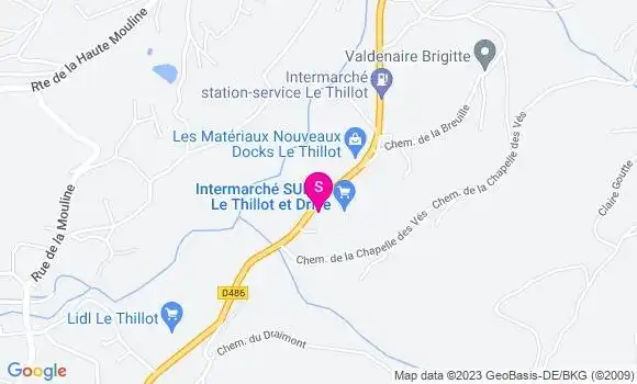 Localisation Intermarché Station