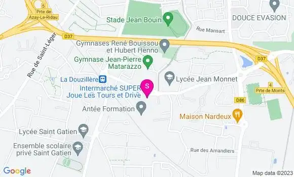 Localisation Intermarché Station