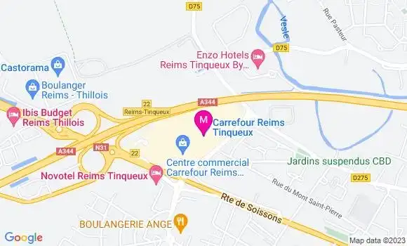 Localisation Station Carrefour