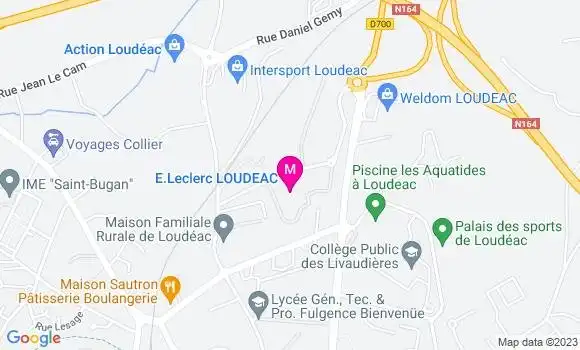 Localisation Station Leclerc