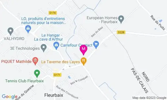 Localisation Carrefour Market
