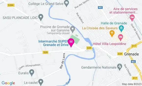 Localisation Intermarché Station