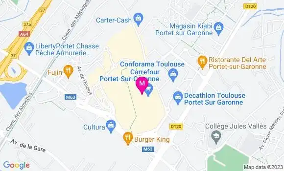 Localisation Station Carrefour