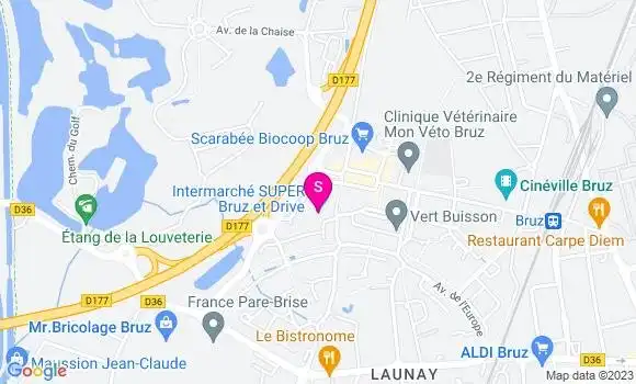 Localisation Intermarché Station