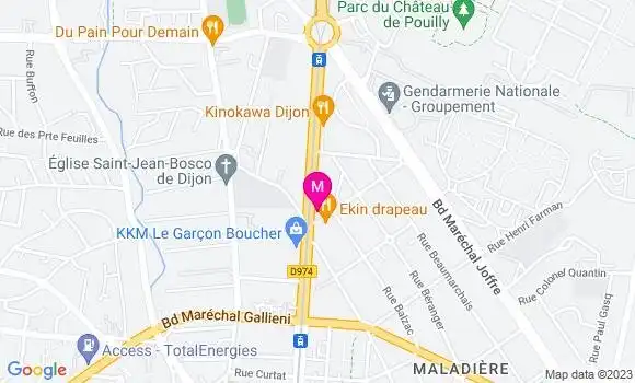 Localisation Esso