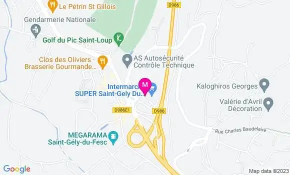 Localisation Intermarché Station