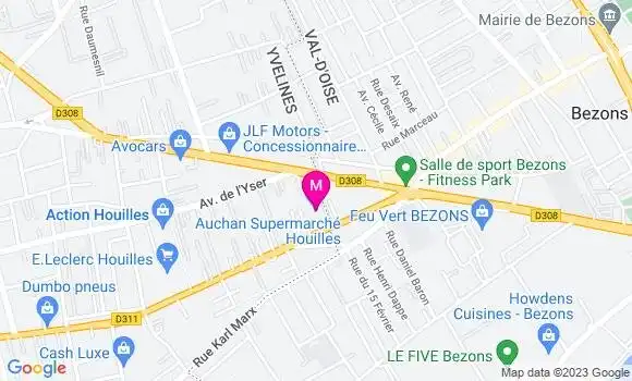 Localisation Auchan