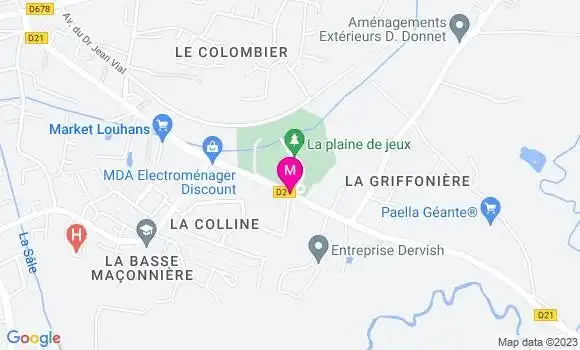 Localisation Carrefour Market