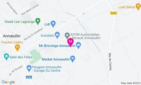 Localisation Carrefour Market