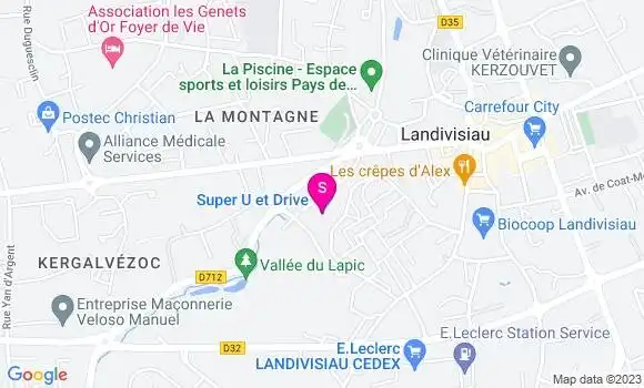 Localisation Super U