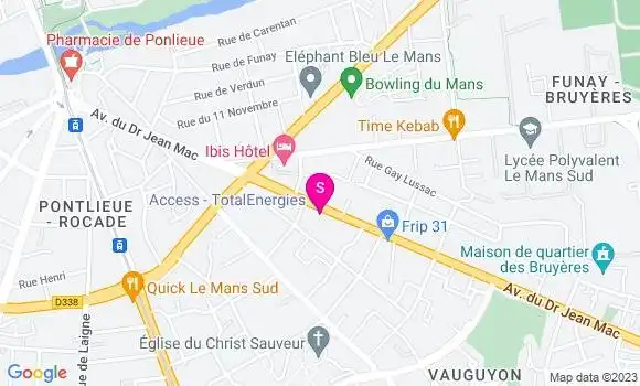 Localisation Access TotalEnergies